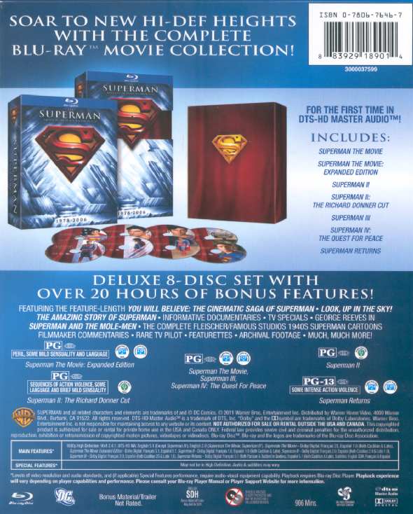 SUPERMAN MOTION PICTURE ANTHOLOGY