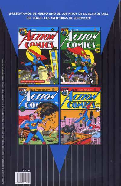 SUPERMAN EN ACTION COMICS ARCHIVOS VOL.2