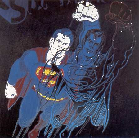 SUPERMAN BY ANDY WARHOL