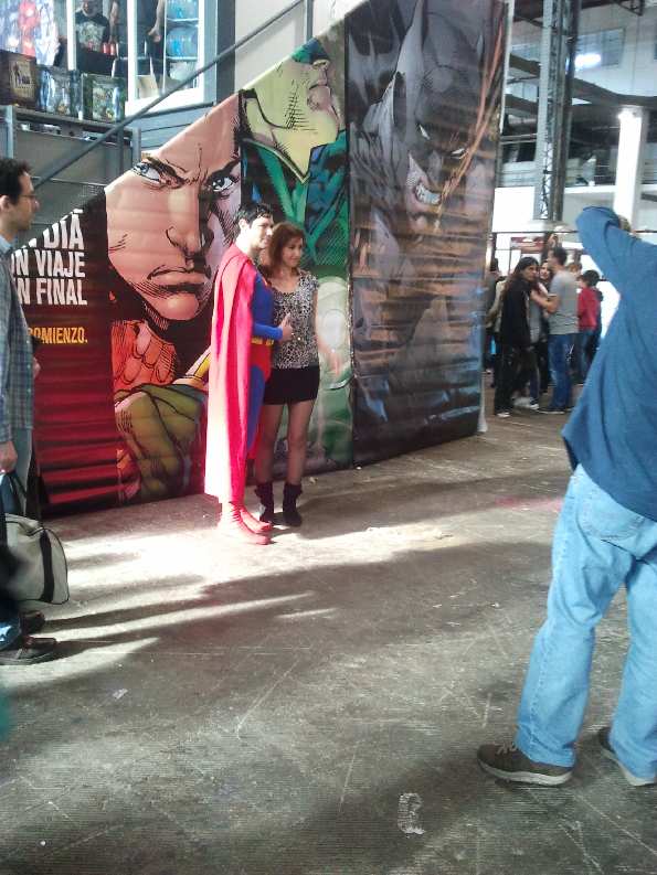 SUPERMAN (CARLOS CHARDI) EN EL SALON DEL COMIC