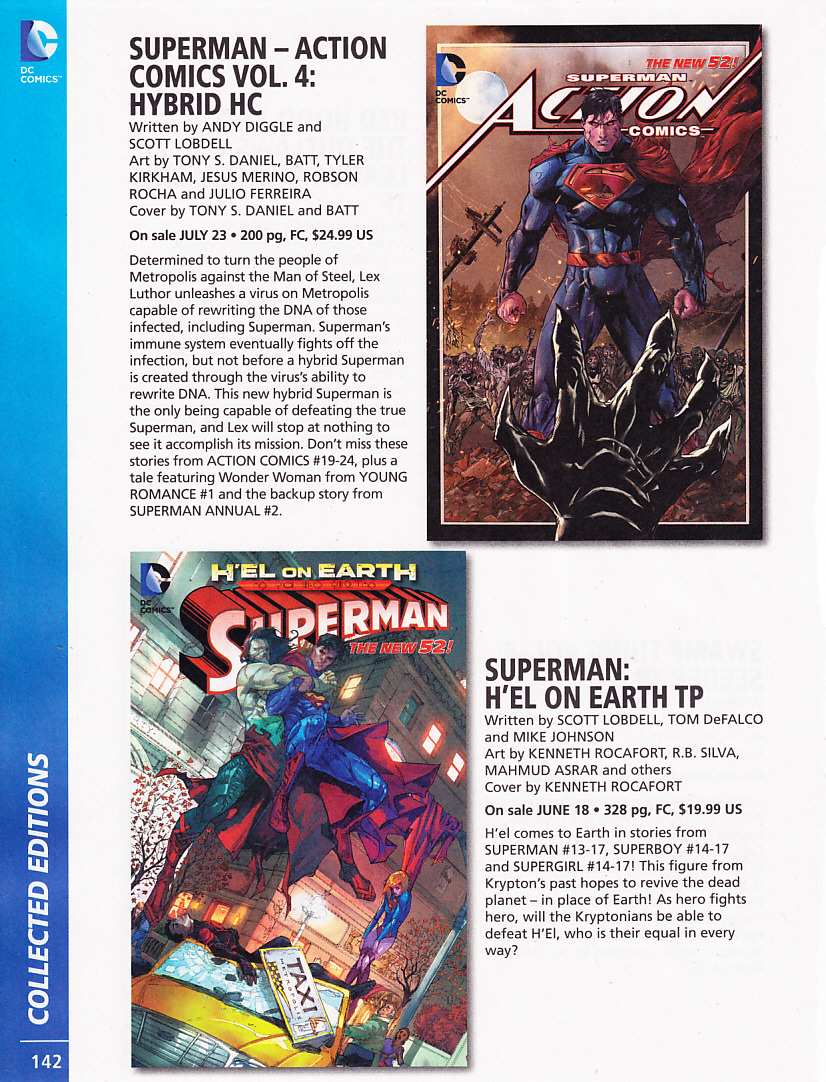 PREVIEWS MARZO 2014 SUPERMAN