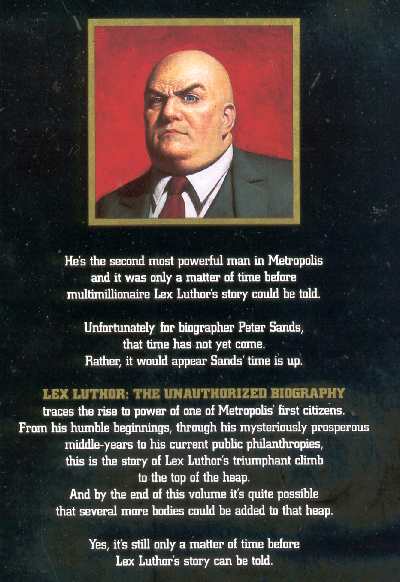 LEX LUTHOR THE UNAUTHORIZED BIOGRAPHY