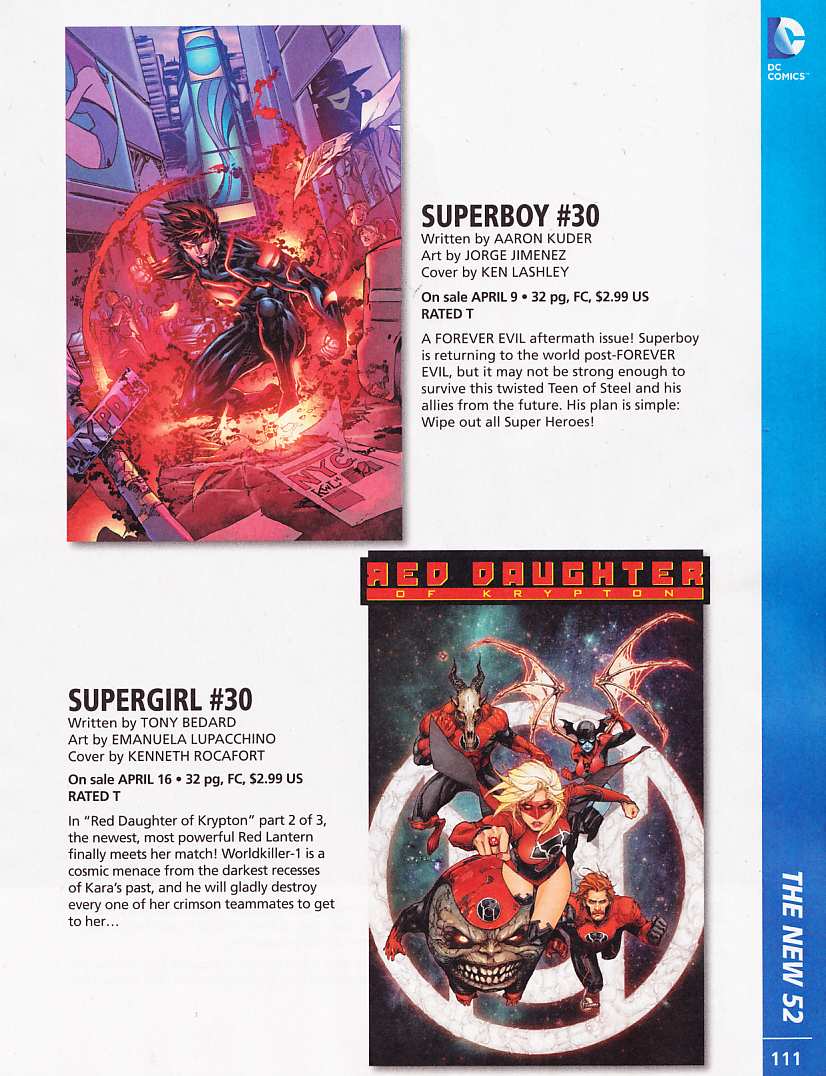 SUPERMAN PREVIEWS FEBRERO 2014
