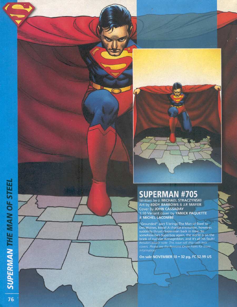 SUPERMAN #705 ART