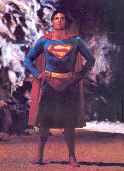 CHRISTOPHER REEVE AS SUPERMAN
