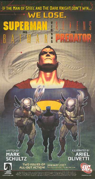SUPERMAN BATMAN VS ALIENS AND PREDATOR