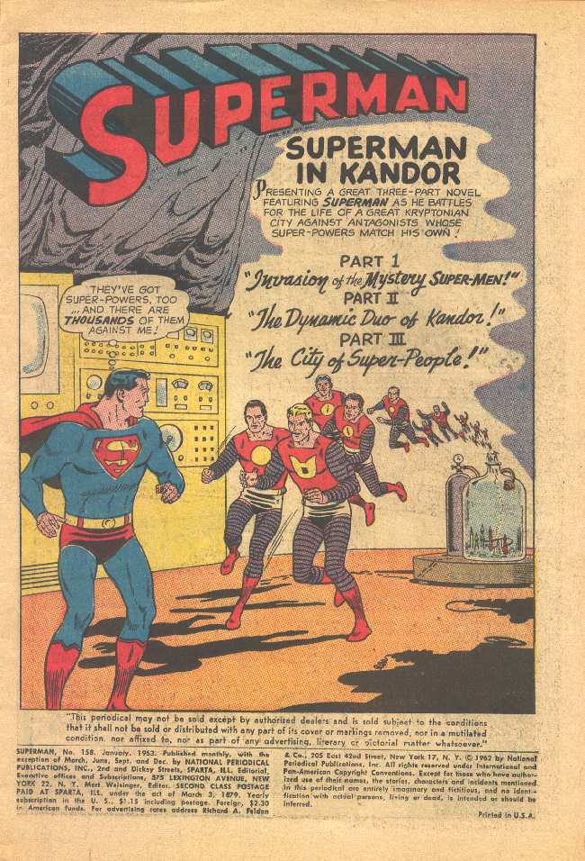 SUPERMAN #158