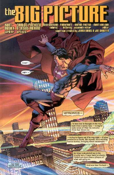 SUPERMAN #663 SPLASH PAGE